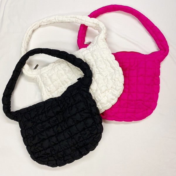 Purse Carry All Quilted CrossBody Bag