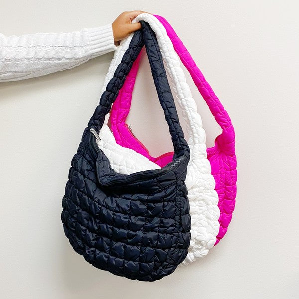 Carry All Quilted CrossBody Bag