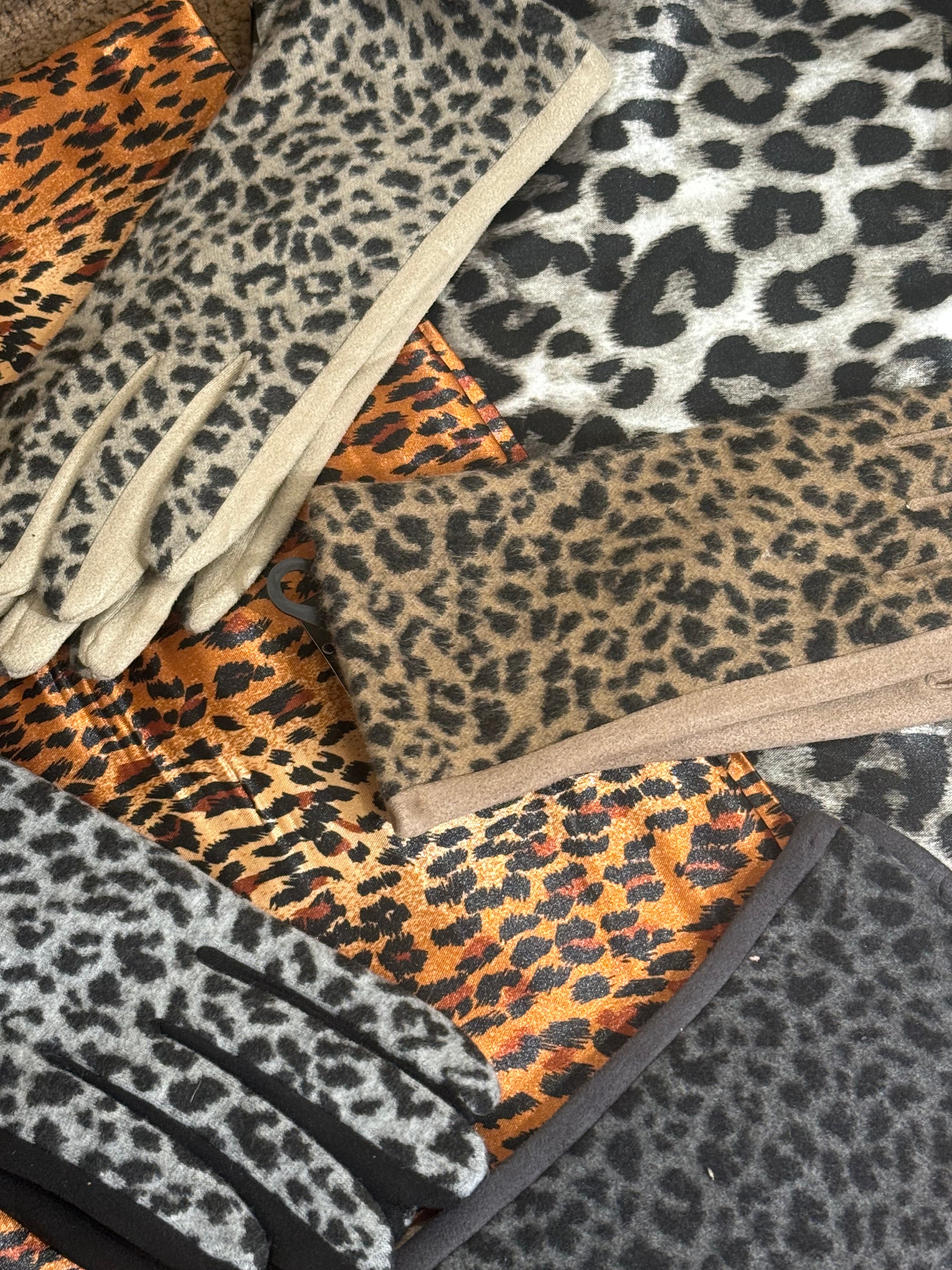 Leopard Gloves Smart Touch Winter Gloves