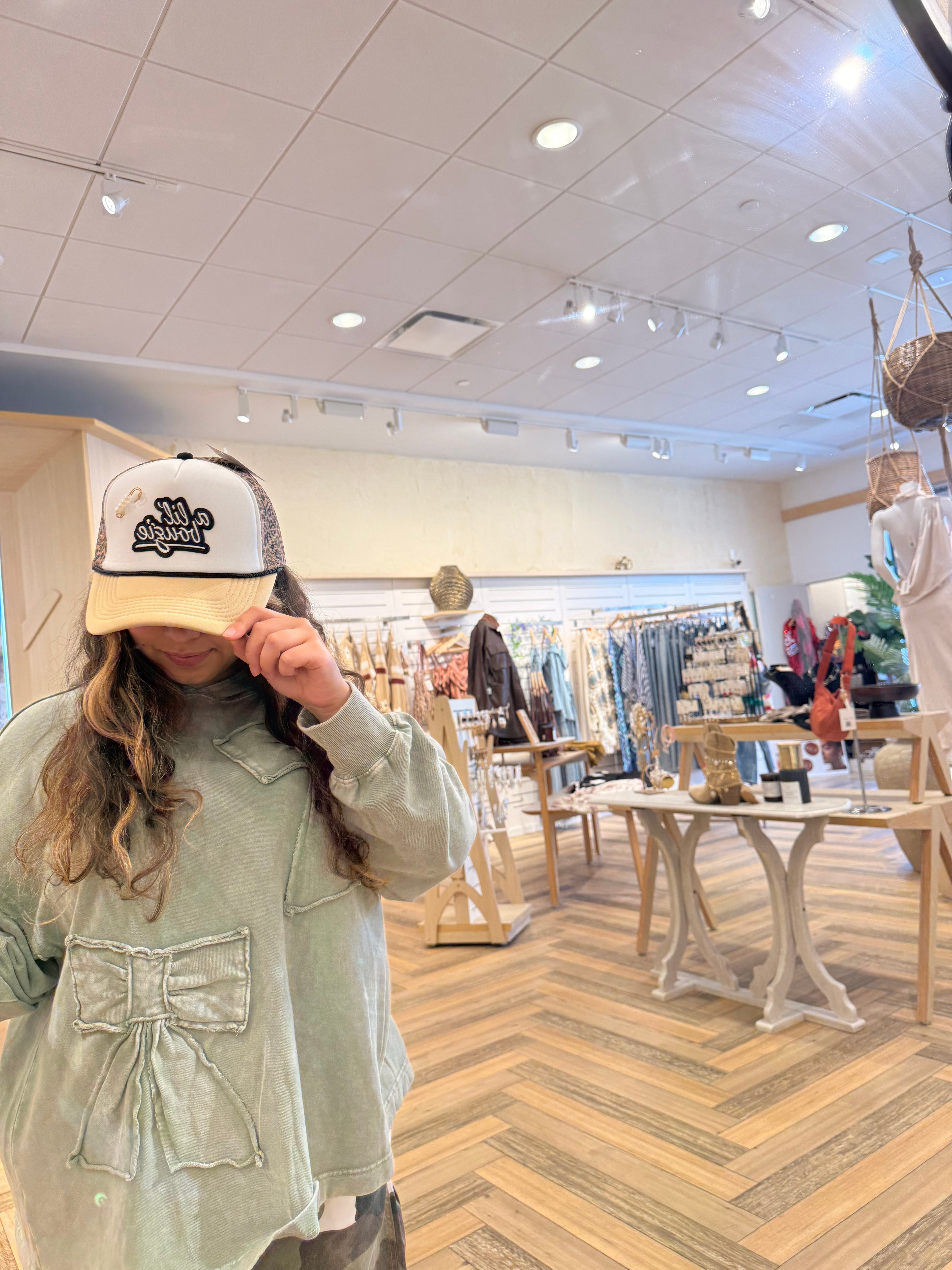 Trucker Leopard Hat Just little Bit Boogie