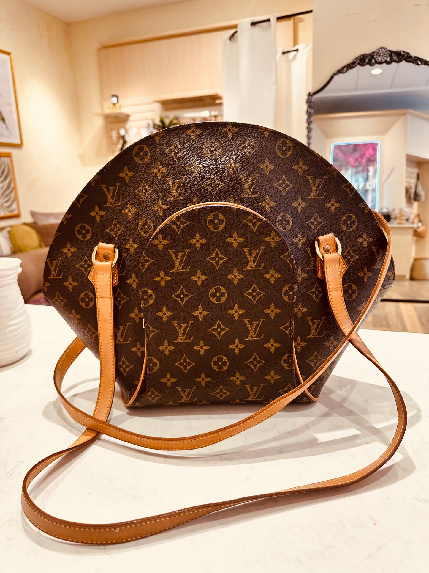 Pre owned Louis Vuitton Monogram Eclipse Shopping Bag