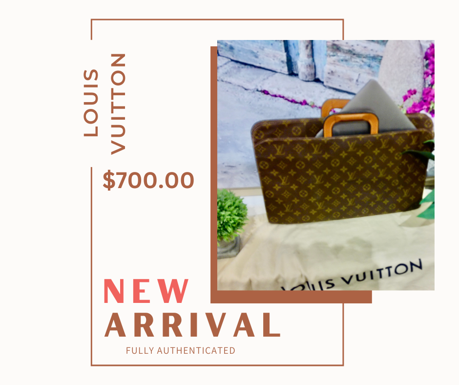 Pre Loved PreOwned Louis Vuitton Monogram Briefcase Vintage Lap Top Case