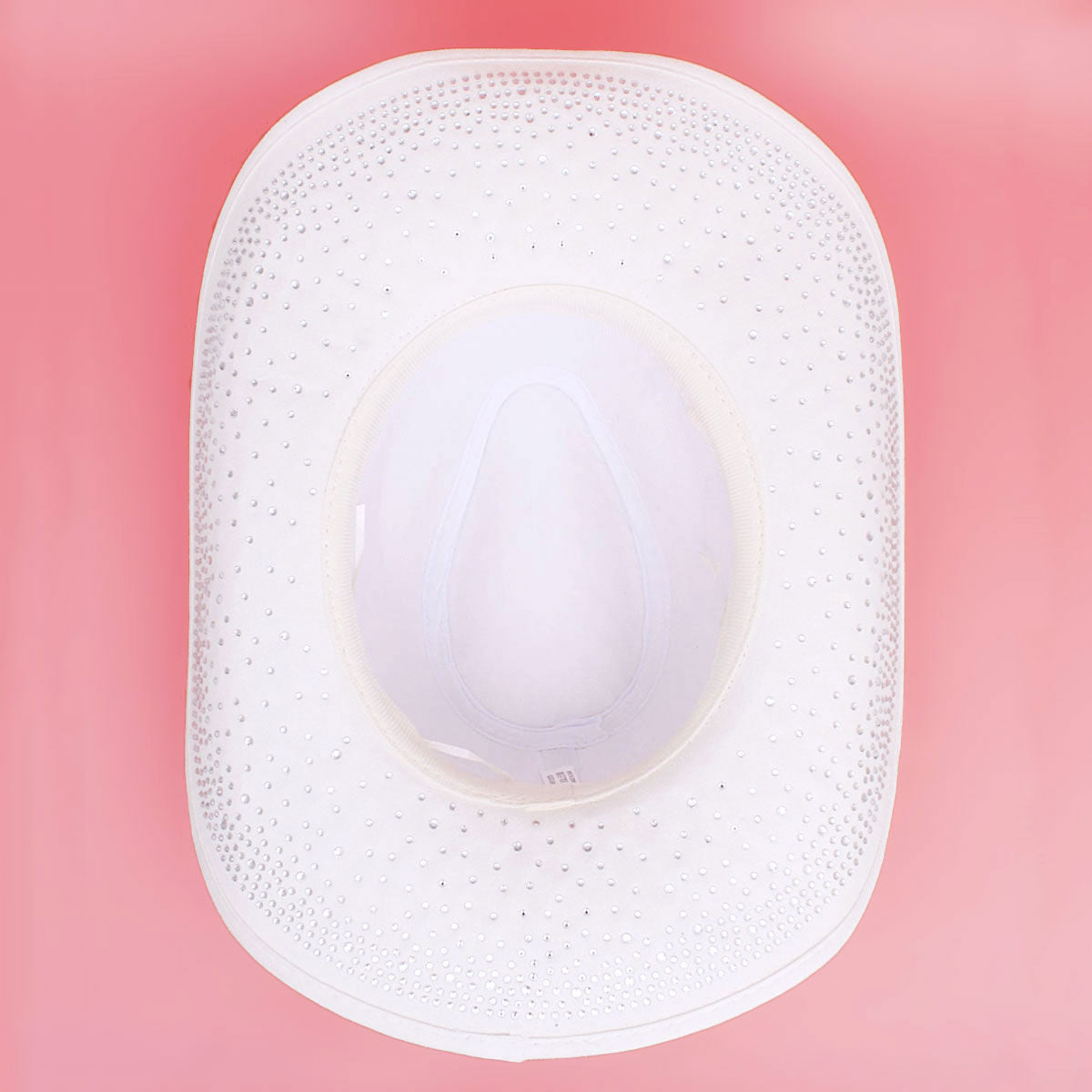 Cowboy Hat White Rhinestone Cowgirl Fashion Hat
