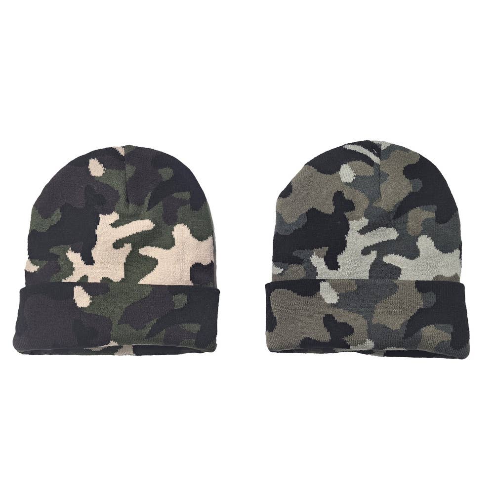 Camoflage Beanie Hat Unisex
