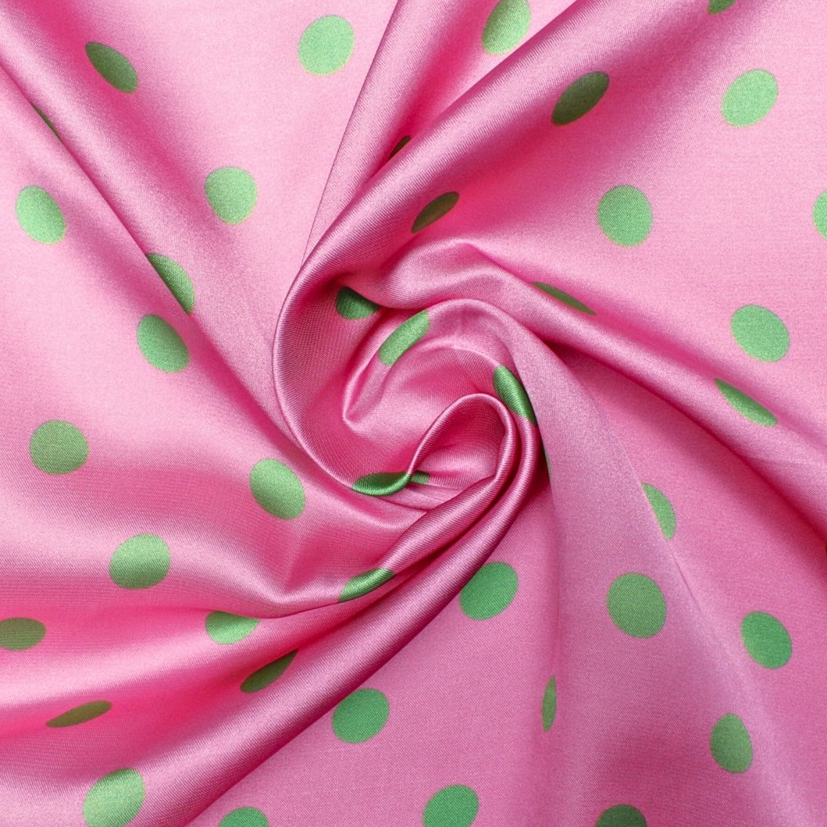 Pink green silk scarf worn as neck tie women style fashion