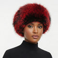 Hat Luxe Faux Fur Red Kubanka Winter Cap Women cubanka hat