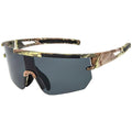 Northeast polarized camo sport sunglasses women UV400 glare reduction