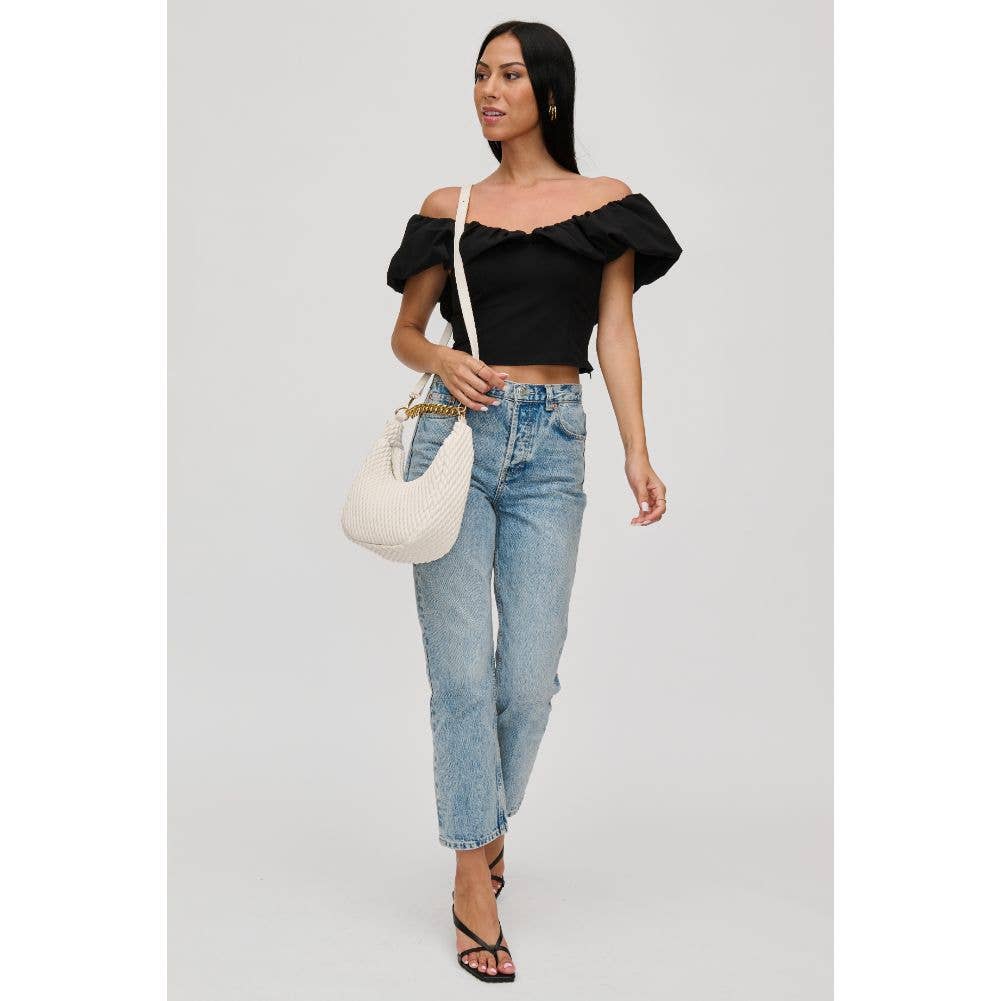 Jade Crossbody Bag- Oatmilk LAST ONE!